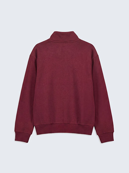 Dik Yaka K?z ?ocuk Sweatshirt