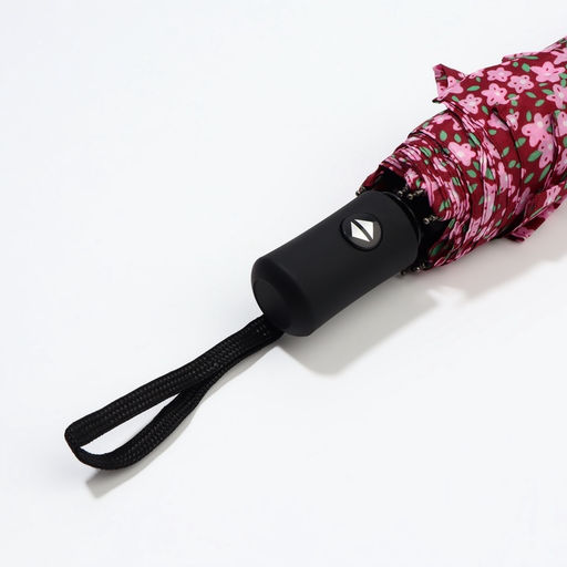 Зонт автоматический «Цветы», 3 сложения, 8 спиц, R=47/55 см, d=94 см, МИКС