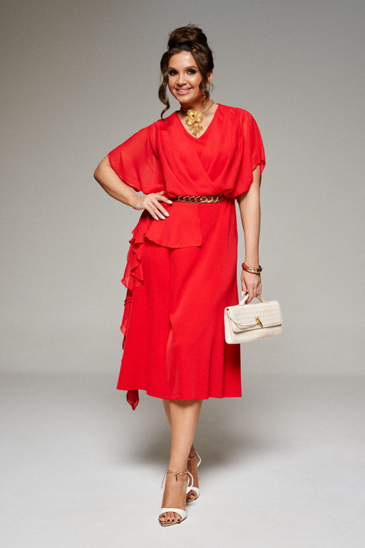 Платье Beautiful Free 6357 красный