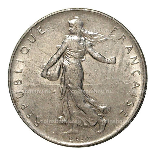 Монета 1 франк 1969 года Франция