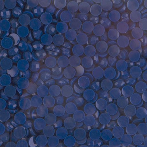 Страз неклеевой Zlatka OZM SS08 цветные 2.5 мм акрил 10 х 10 г в пакете с картонным еврослотом СК/Распродажа № 3119 синий