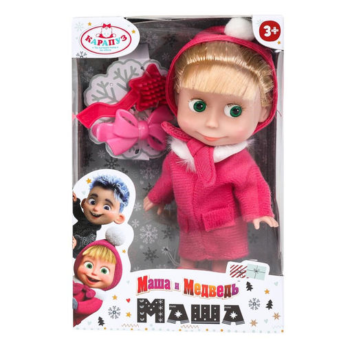 Кукла "М/ф Маша и Медведь. Маша" 15см, с аксесс., в коробке (83030WOSW, 379161)
