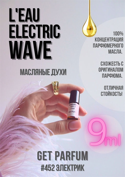 Масляные духи по мотивам аромата Leau Electric Wave / Kenzo - Get parfum фото 3