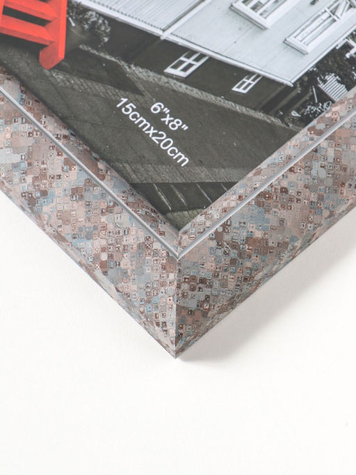 Фоторамка для фото 15×20 см «Марокканская мозаика», пластик, оттенки коричневого, 25×20×2 см