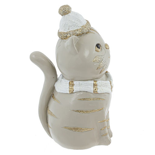 Фигурка декоративная "Кот", L9 W9 H18 см, 2в.