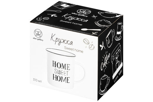 Кружка 310 мл 11,5*8,5*9 см HOME SWEET HOME - Elan gallery фото 5