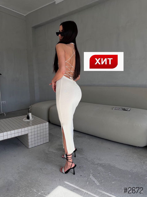 Платье с открытой спиной - A.B.S.O фото 2