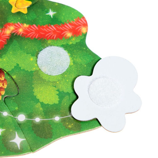 Пазл с липучками Украшаем ёлочку, МИКС - Puzzle time фото 7