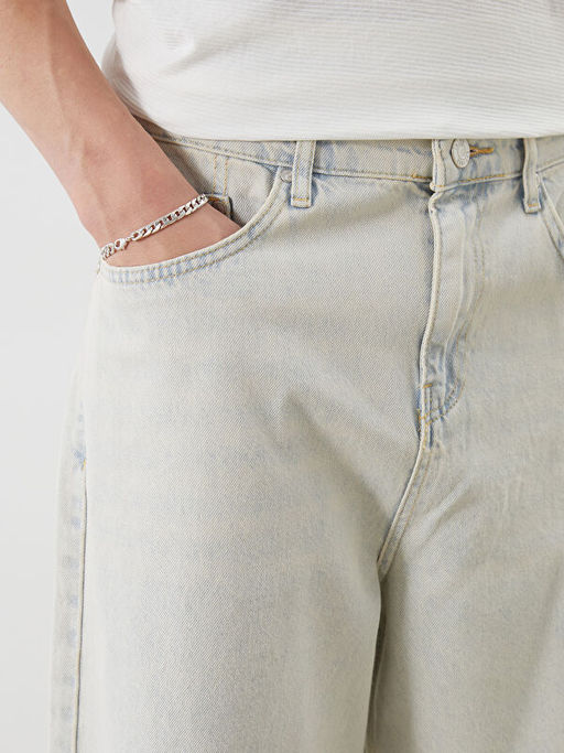 Loose Fit Erkek Jean Pantolon