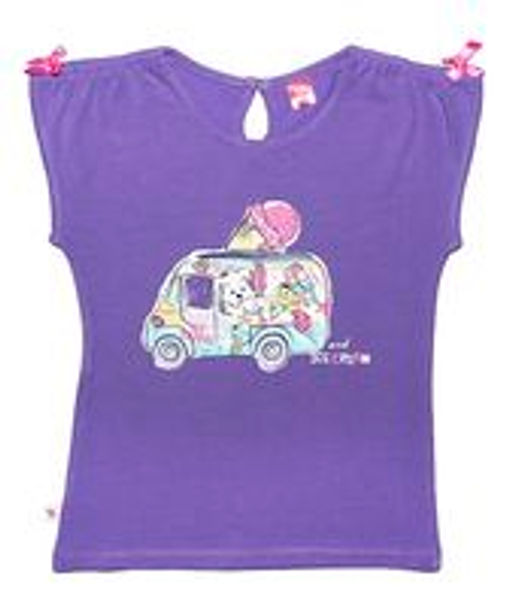 CRB wear/CSK 61321 Футболка для девочки, сиреневый/Ex.Cherubino  фото 2