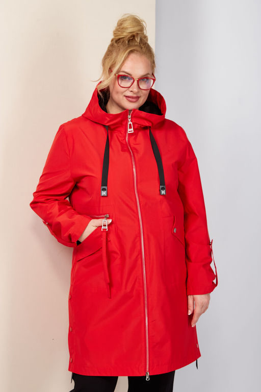 Плащ SHETTI 2188 красный