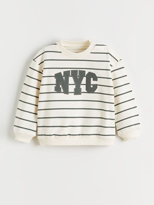 Nak??l? Erkek Bebek Sweatshirt ve Pantolon 2li