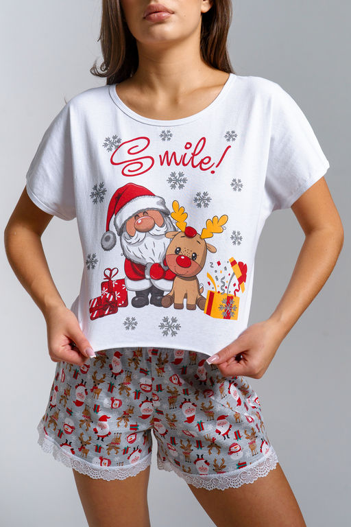 Футболка+шорты Дед Мороз