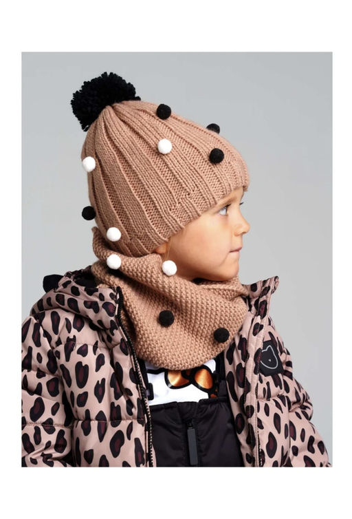 32322242 Комплект трикотажный для девочек: шапка, снуд - Playtoday фото 2