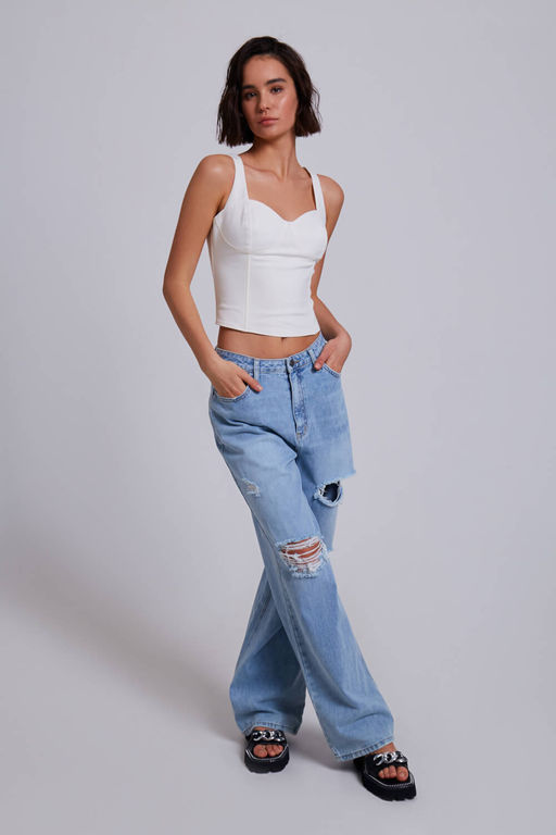 Блузка-топ в корсетном стиле - Incity фото 2