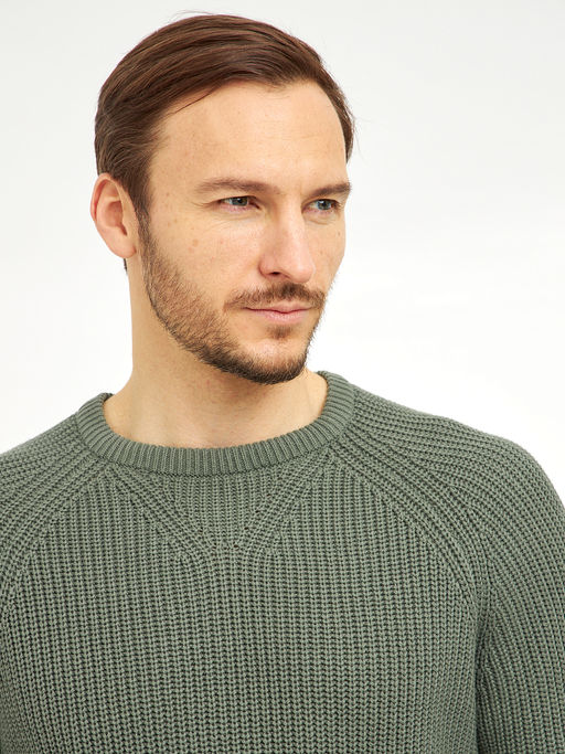 джемпер мужской базовый из хлопка - Glenfield фото 5