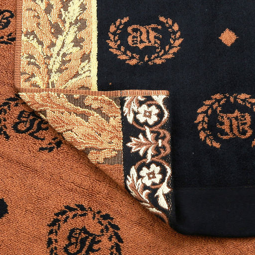 "Missoni-3027" Полотенце махровое 50х90см, плотность 375гр/м2, 100% хлопок, оранжевый, Bolangde (Китай)