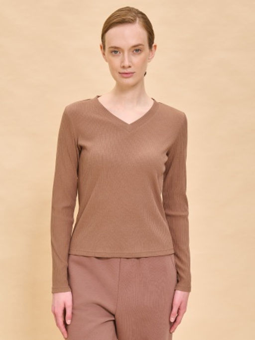 PELICAN, джемпер женский, Коричневый  фото 4