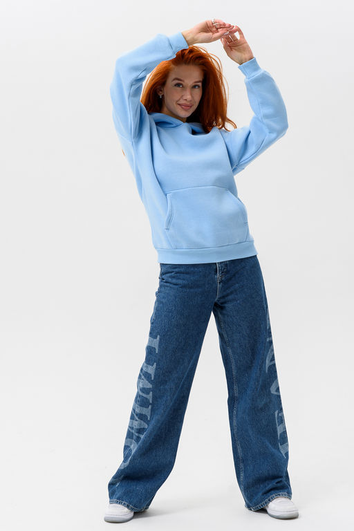 Толстовка женская оверсайз 14428