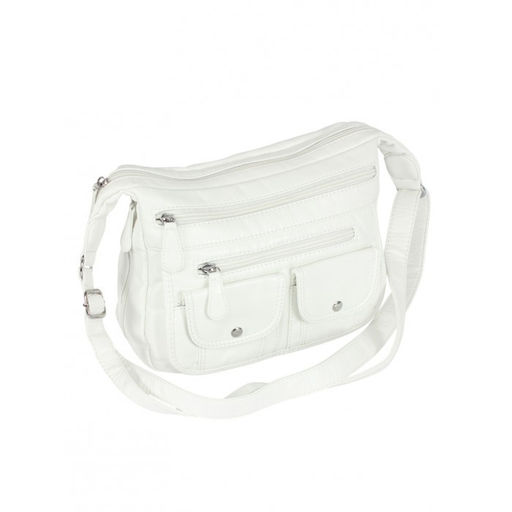 Сумка женская искусственная кожа Guecca-119, 1отд+кар/пер, плеч/ремень, белый SALE 264094