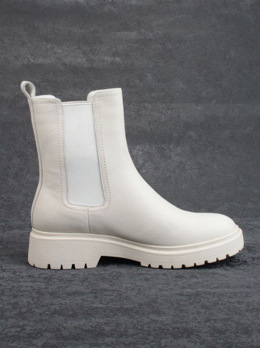 01-80158-G75-2 MILK Ботинки демисезонные женские (натуральная кожа, байка)