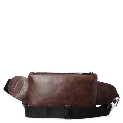 Мужская поясная сумка CALZETTI ADAM L Артикул 2418650, коричневый  фото 4