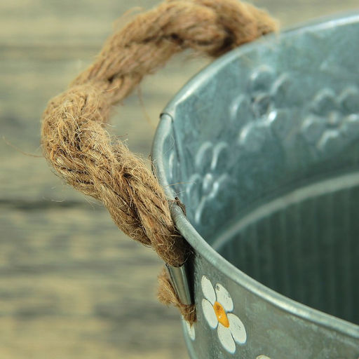 Декоративное кашпо «Ведёрко Фрейя», 2.2 л, 16×14×12 см, металлическое