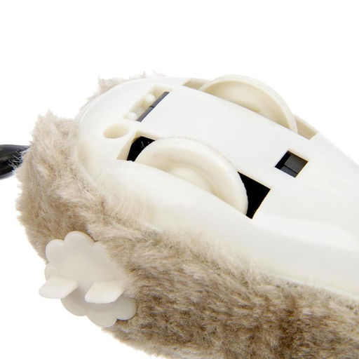 Мышь заводная меховая, 12 см, серая - Пижон фото 5