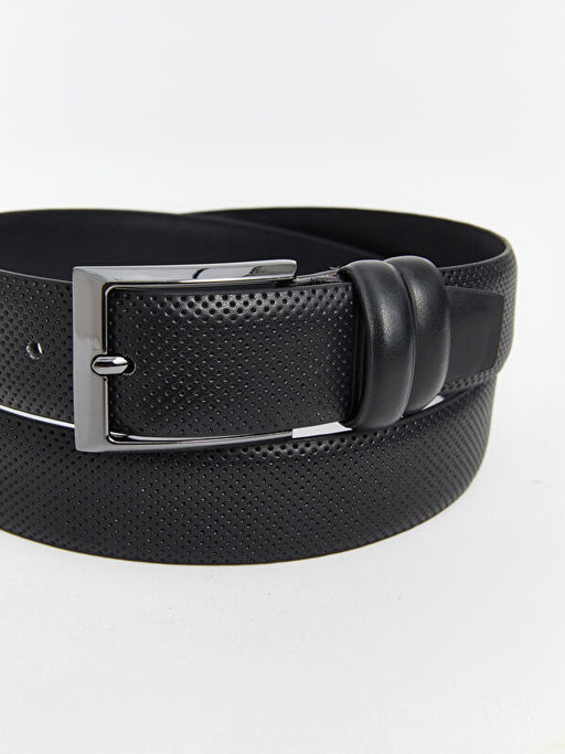 Deri G?r?n?ml? Erkek Kemer