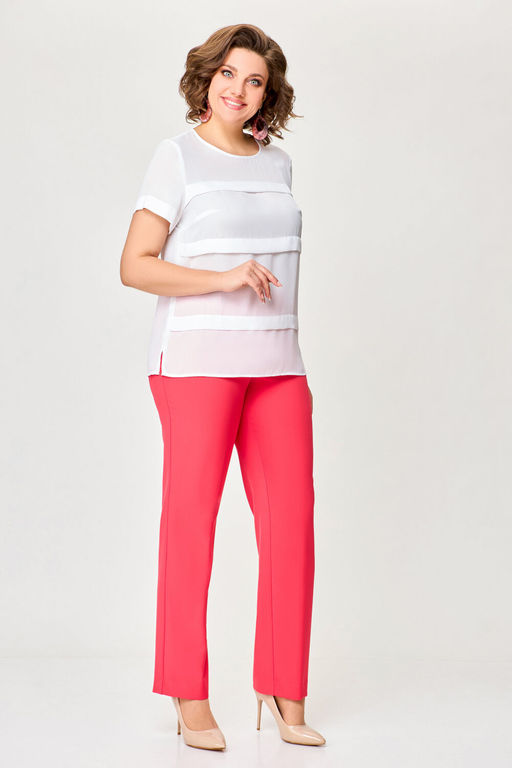 Блуза Swallow 803.2 черный+серебряный узор фото 430