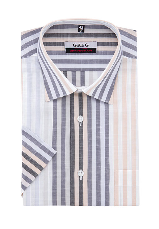 Сорочка мужская короткий рукав GREG 551/301/702