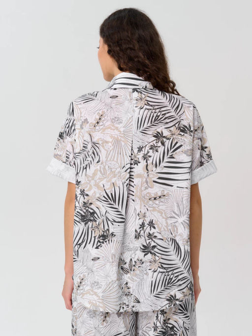 Рубашка женская 12421-33044 beige - Eleganzza фото 4