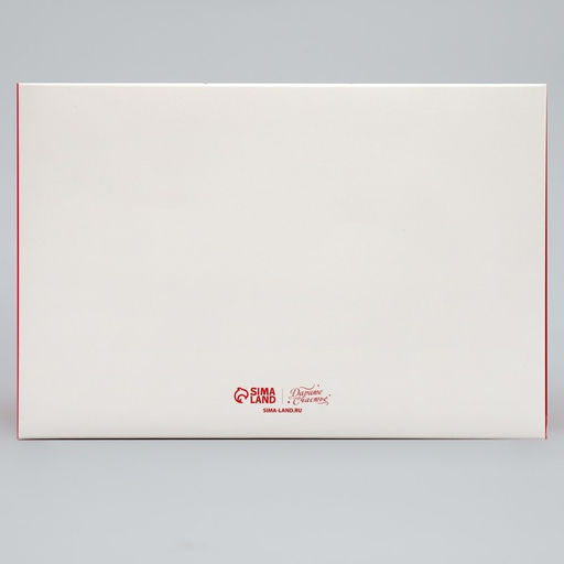 Цена за 5 шт. Коробка складная на 6 капкейков с окном «Счастливого Нового года», 25×17×10 см