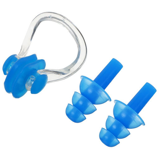 Набор для плавания ONLYTOP: зажим для носа, беруши, МИКС