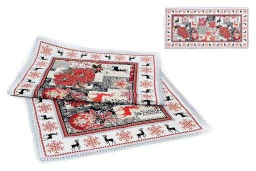 Рождественская звезда БФ - гобеленовая салфетка 50х100 см - Гобеленглавснаб фото 3