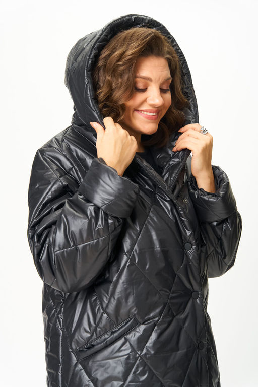 Пальто Anastasia Mak 1055-1 черный фото 2