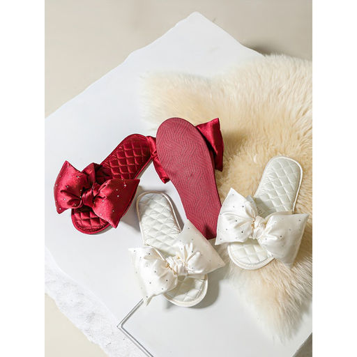 Тапочки Блеск бежевые H400/4 - Halluci фото 5