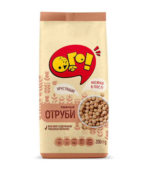 3шт.Ого.Отруби Ржаные 200г  фото 2