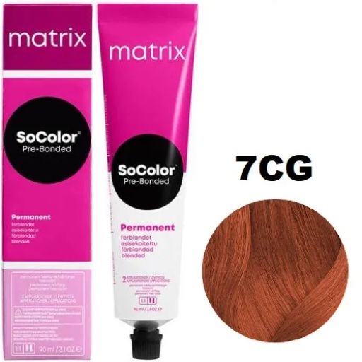 Краска SOCOLOR Beauty 7CG блондин медно-золотистый Reflect