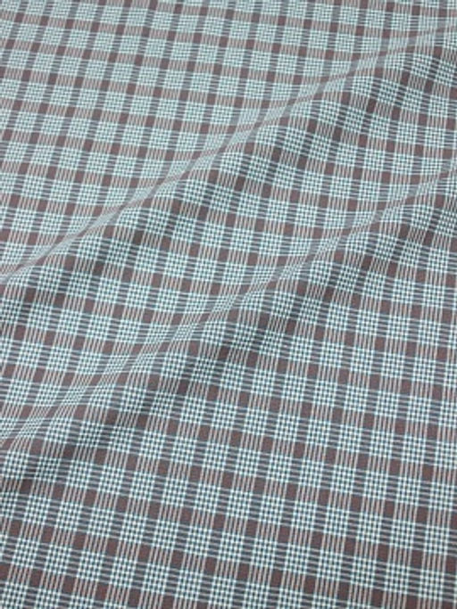 Вареный (стираный) хлопок Клетка-сеточка цв.сине-зеленая дымка, ш.2.5м, хл-100%, 115гр/м.кв