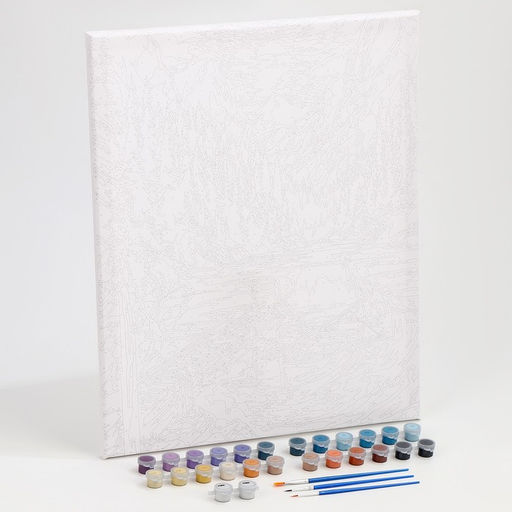 Картина по номерам на холсте с подрамником «Утро в горах», 40×50 см