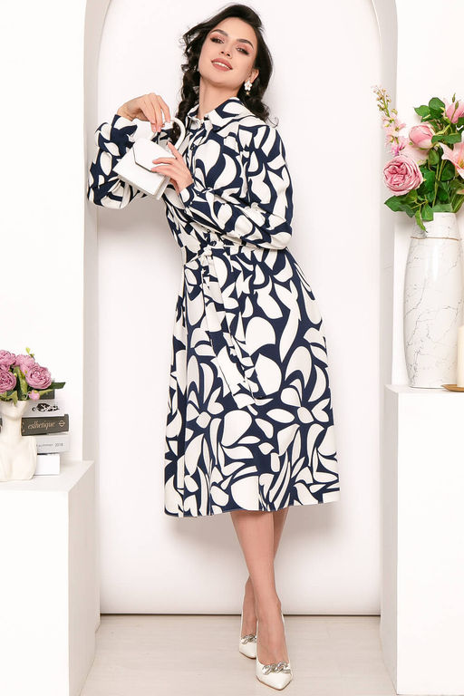 Платье Невозможно устоять (блю энд вайт) П5146 - Lt collection фото 22