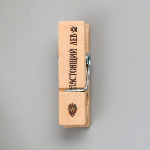 Декор для творчества дерево «Прищепка - Настоящий лев», набор 10 шт.