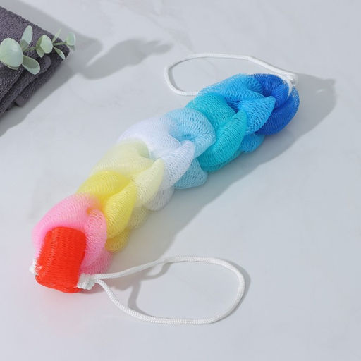 Цена за 2 шт. Мочалка для тела Доляна «Радуга», 30 г