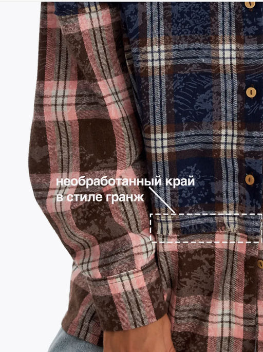 Рубашка в клетку женская rb.030.039-40 - Profit фото 15