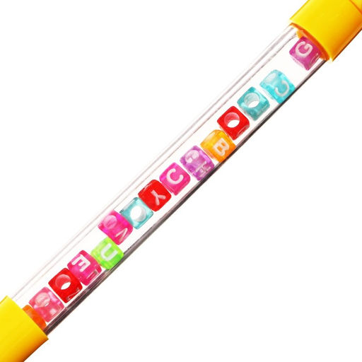 Цена за 36 шт. Ручка - прикол гелевая, с кубиками, «Утка», МИКС