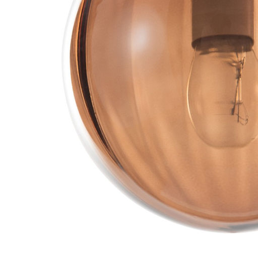 Светильник BayerLux «Джавиер» Е14 40 Вт черно-янтарный 15×15×35-185 см