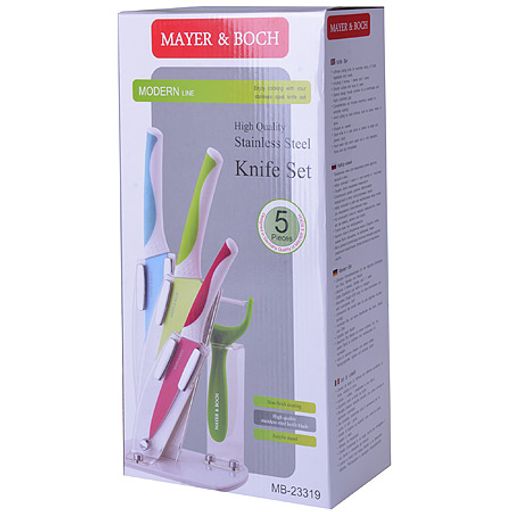 23319 Наб/ножей 5пр АНТИБАКТовощер на подс МВ(х6) - Mayer&boch фото 4