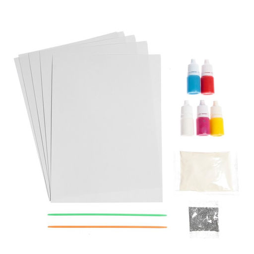 Набор для рисования эбру на новый год «Волшебный Новый год! Зайка», набор для творчества