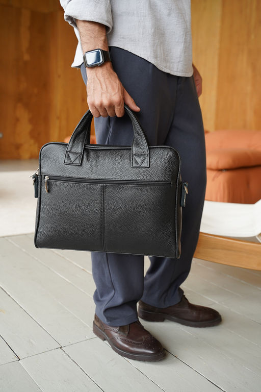 Сумка мужская Ц-80.1 черный - Protege фото 4